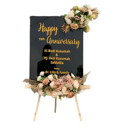 Papan Bunga Akrilik Jangglengan